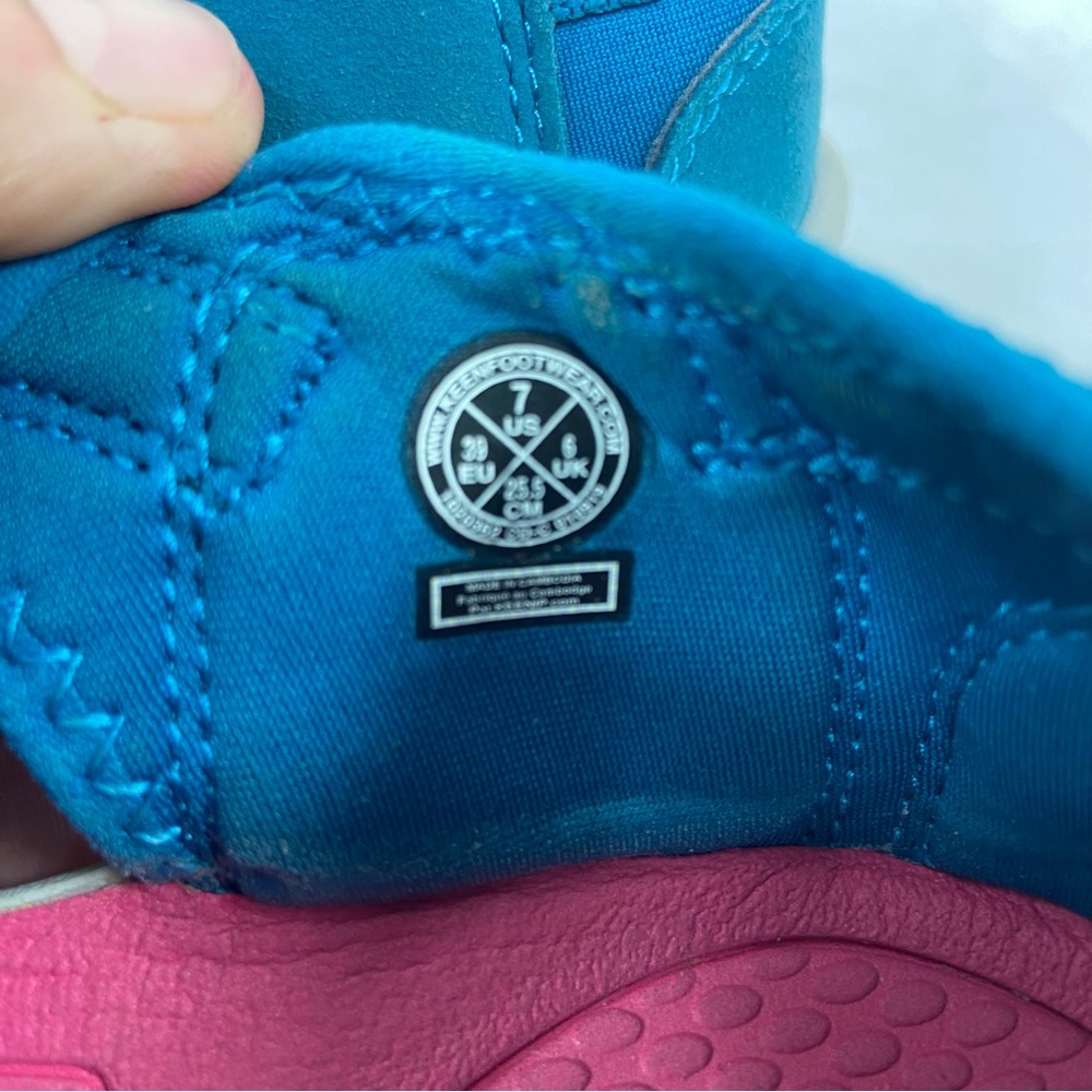 Keen Newport H2 Deep Lagoon / Bright Pink. Womens Size 7 - Picture 4 of 9